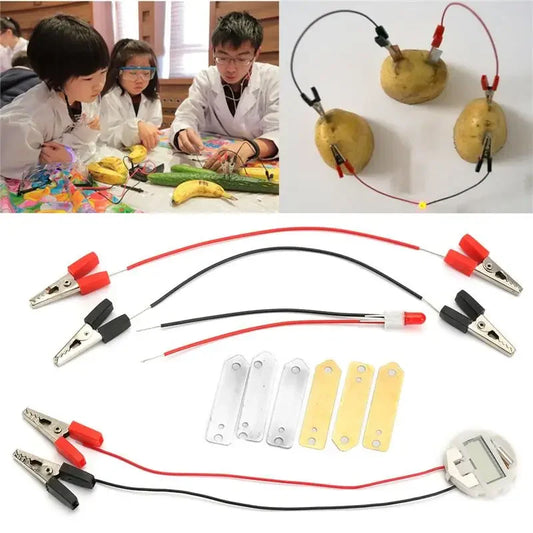 Potato Battery Project – Power a Clock with Produce! | GadWitch Toys
