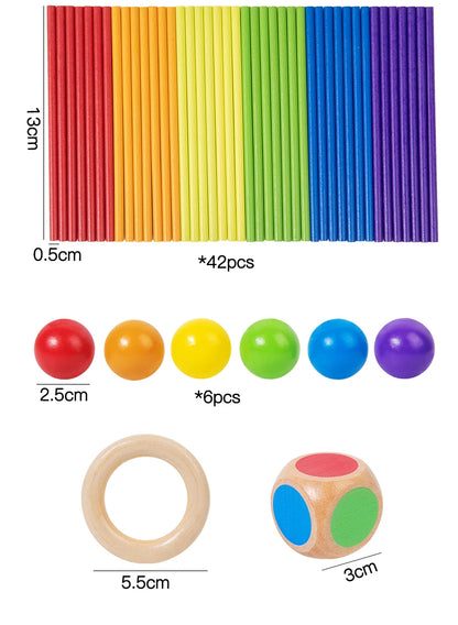 🧩 Colorful Wooden Tower Stacking Game – Play, Learn & Grow with Every Move!