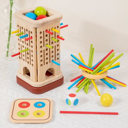 🧩 Colorful Wooden Tower Stacking Game – Play, Learn & Grow with Every Move!