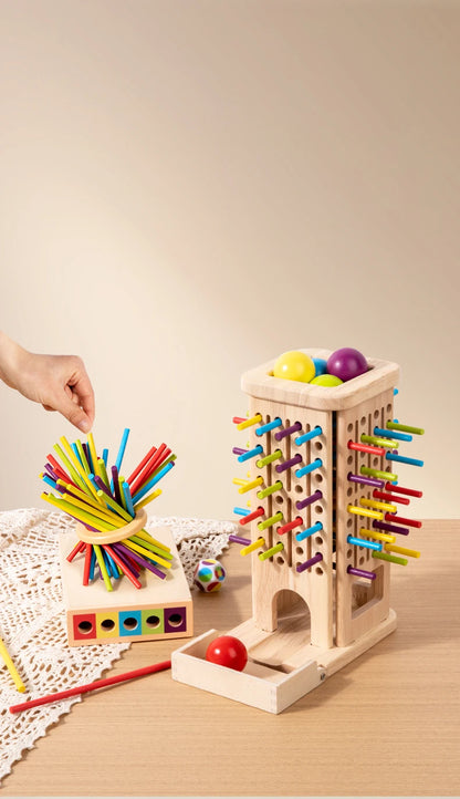 🧩 Colorful Wooden Tower Stacking Game – Play, Learn & Grow with Every Move!