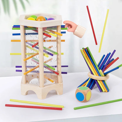 🧩 Colorful Wooden Tower Stacking Game – Play, Learn & Grow with Every Move!