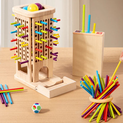 🧩 Colorful Wooden Tower Stacking Game – Play, Learn & Grow with Every Move!