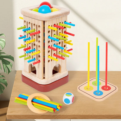 🧩 Colorful Wooden Tower Stacking Game – Play, Learn & Grow with Every Move!