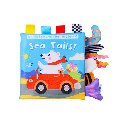 Sea Tails Best Touchy Books for Infant Learning – Soft & Safe! | GadWitch Toys