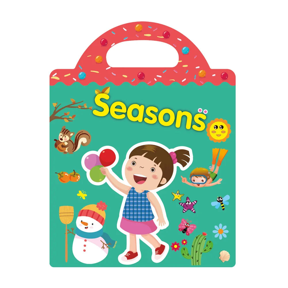 Seasons - cutting sticker - My Sticker Books | Amazing Friends Stickers Images | GadWitch Toys