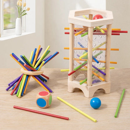 🧩 Colorful Wooden Tower Stacking Game – Play, Learn & Grow with Every Move!