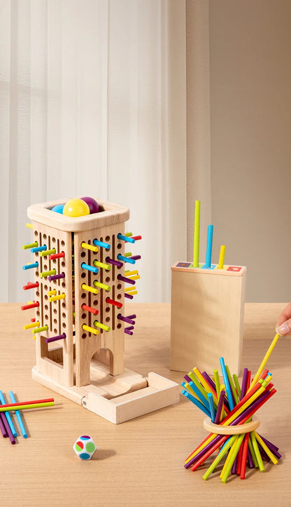 🧩 Colorful Wooden Tower Stacking Game – Play, Learn & Grow with Every Move!