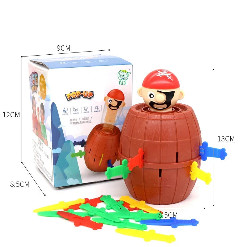 Size of Best Pirate Game - Classic Pirate Barrel Game – Surprise & Fun for All Ages | GadWitch Toys