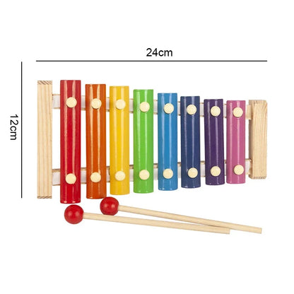 WonderWood: Montessori inspired colorful block Playset