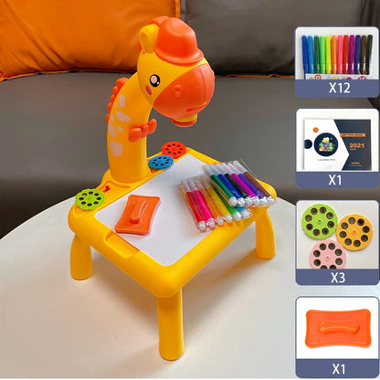 Yellow - Easy Drawings Projector | art classes with Light & Music | GadWitch Toys