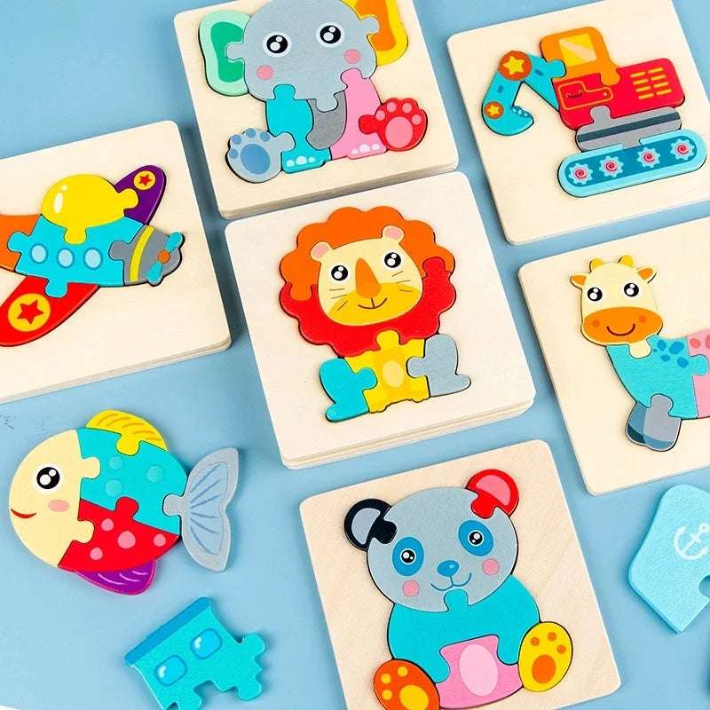 all of Bright Color Puzzle for Toddlers  Montessori Learning - GadWitch Toys