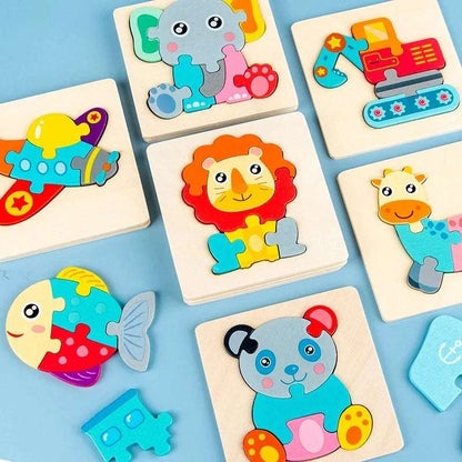 all of Bright Color Puzzle for Toddlers  Montessori Learning - GadWitch Toys