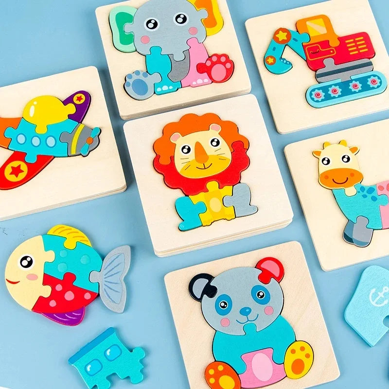 all of Bright Color Puzzle for Toddlers  Montessori Learning - GadWitch Toys