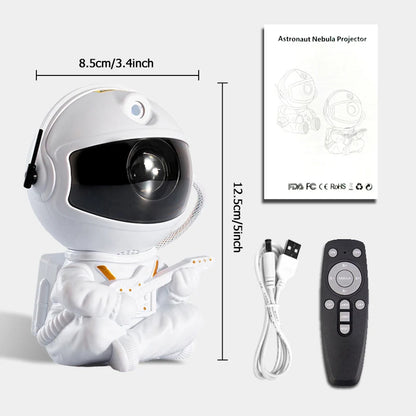 Astronaut with Guitar - White - Size of Starry Galaxy Projector: Light projecting home design | GadWitch Toys 