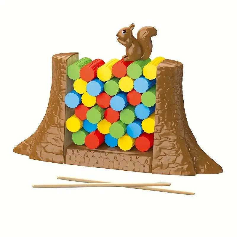 Balance Game - Save The Collapsing Squirrel – Family Strategy Fun Game | GadWitch Toys