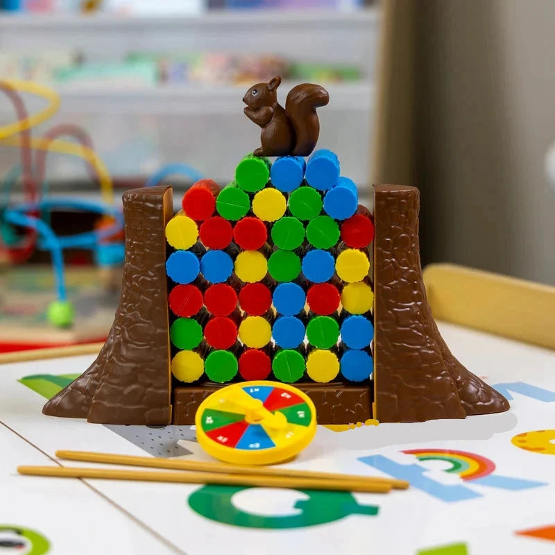 Balancing Game - Save The Collapsing Squirrel – Family Strategy Fun Game | GadWitch Toys