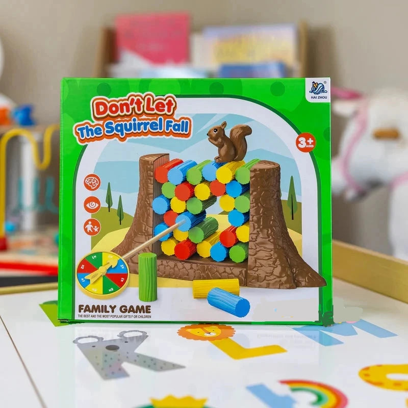 Beaver Game - Save The Collapsing Squirrel – Family Strategy Fun Game | GadWitch Toys