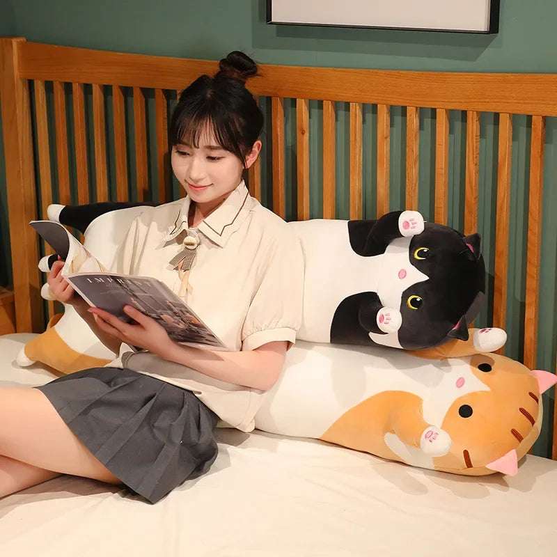 ca t - Biggest Cat and Meow | Long Cat Sleeping Pillow | GadWitch Toys