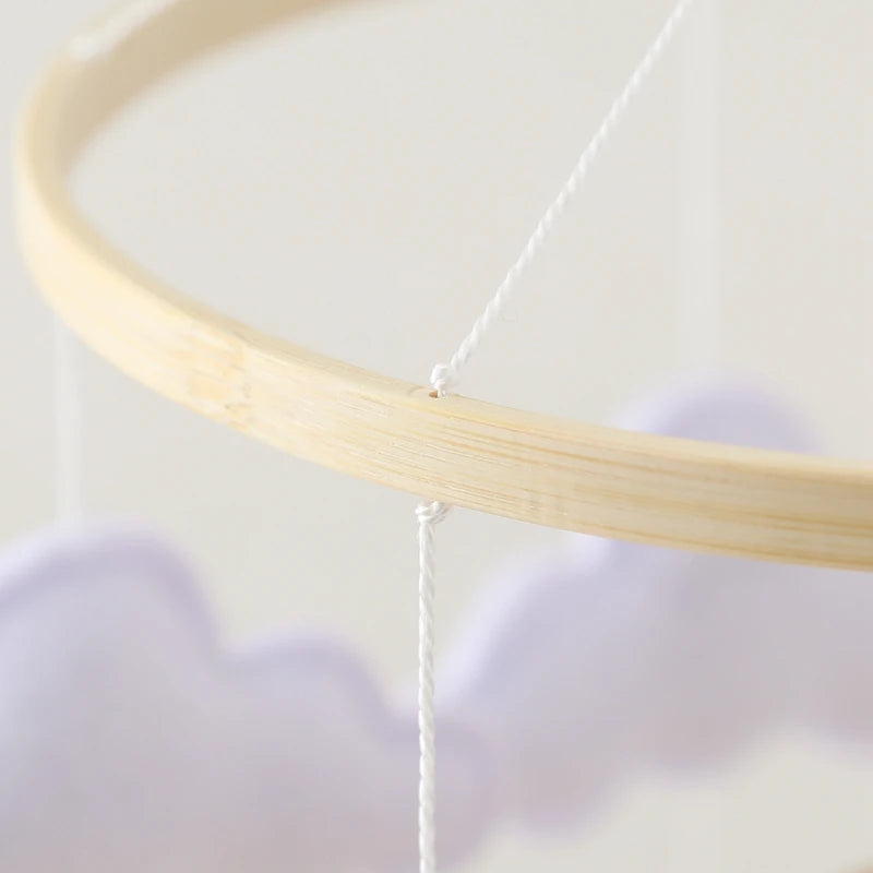 Close-up of a wooden embroidery hoop with a white background