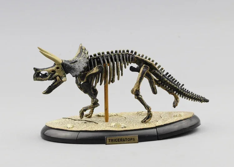 Dinosaur World - Triceratops - T-Rex 3D Skeleton Puzzle – STEM Fun for Kids & Adults | GadWitch Toys