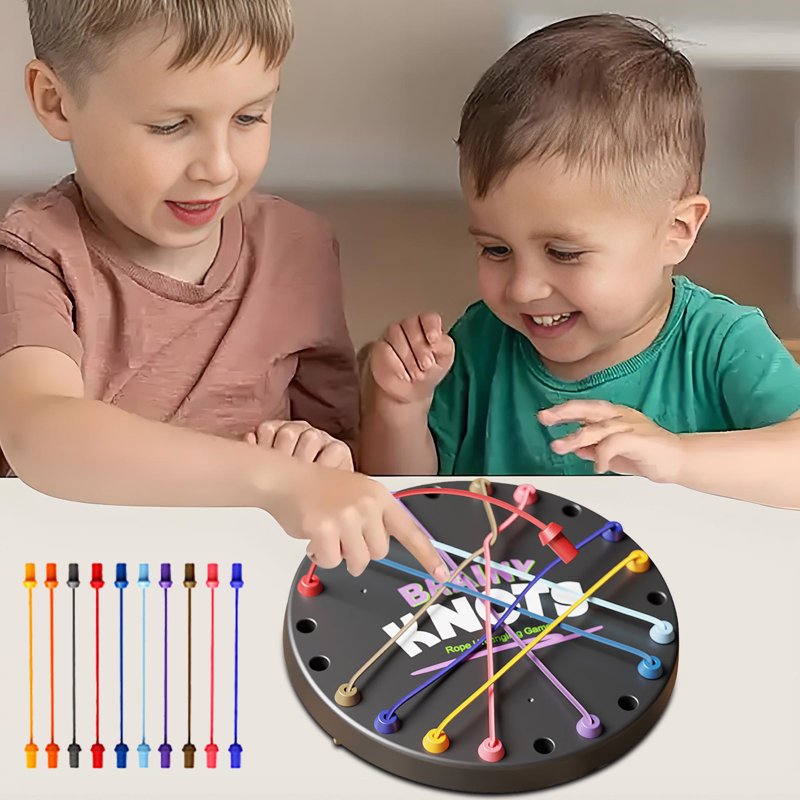 family playing - Twisted Rope Game – Fun Knot Challenge for All Ages | GadWitch Toys