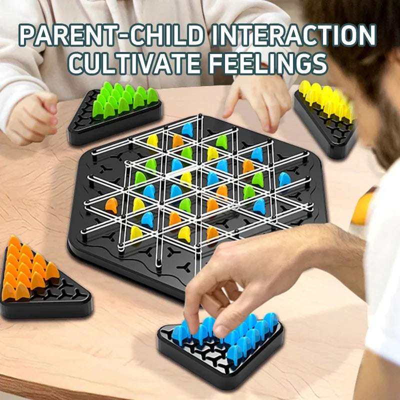 Game Bands - Triangle Chess Game - Fun strategic game for Families | GadWitch Toys