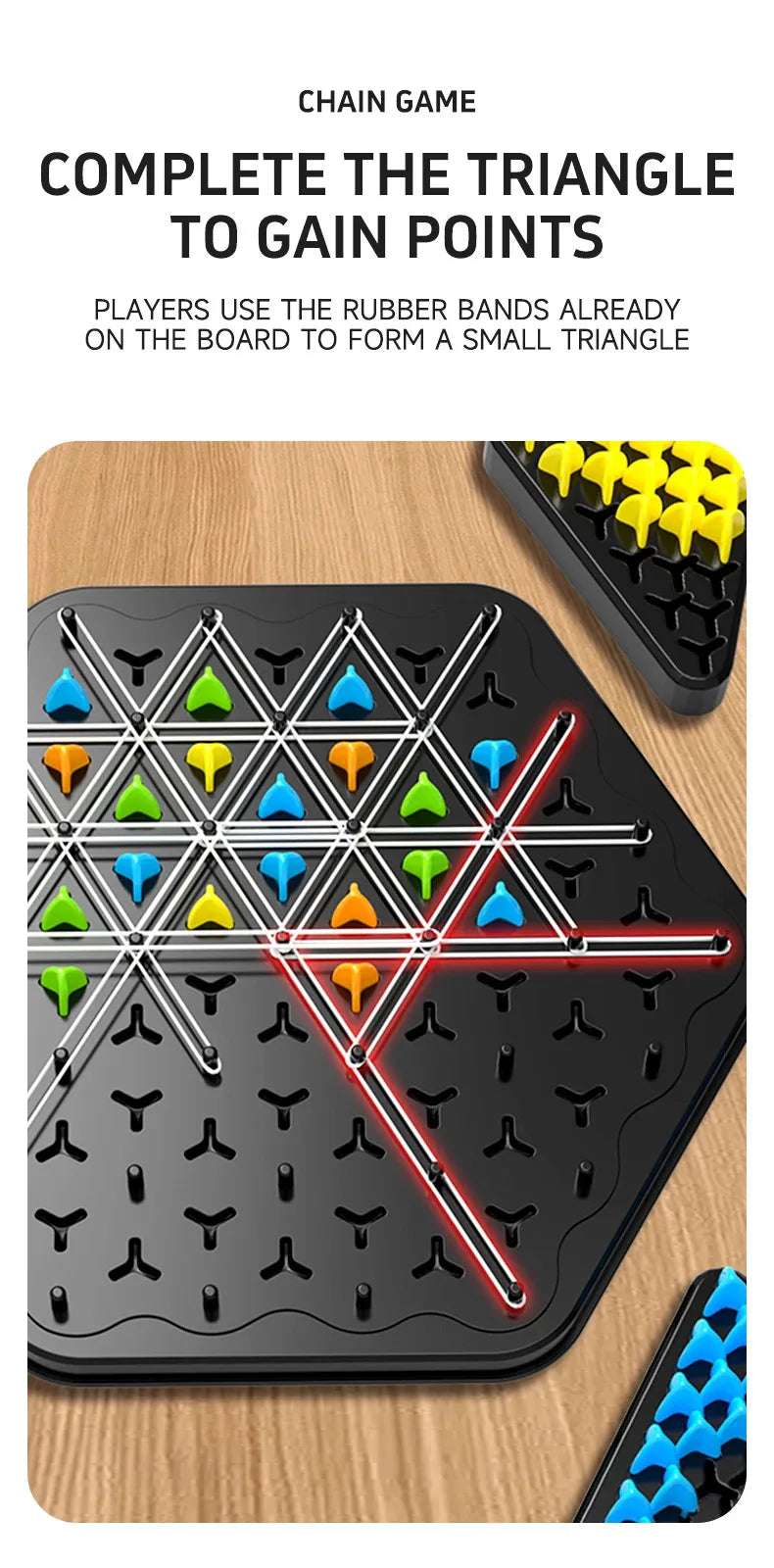 Game with Triangles - Triangle Chess Game - Fun strategic game for Families | GadWitch Toys