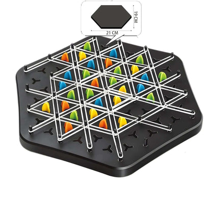 Game with Triangles on board  Triangle Chess Game - Fun strategic game for Families | GadWitch Toys