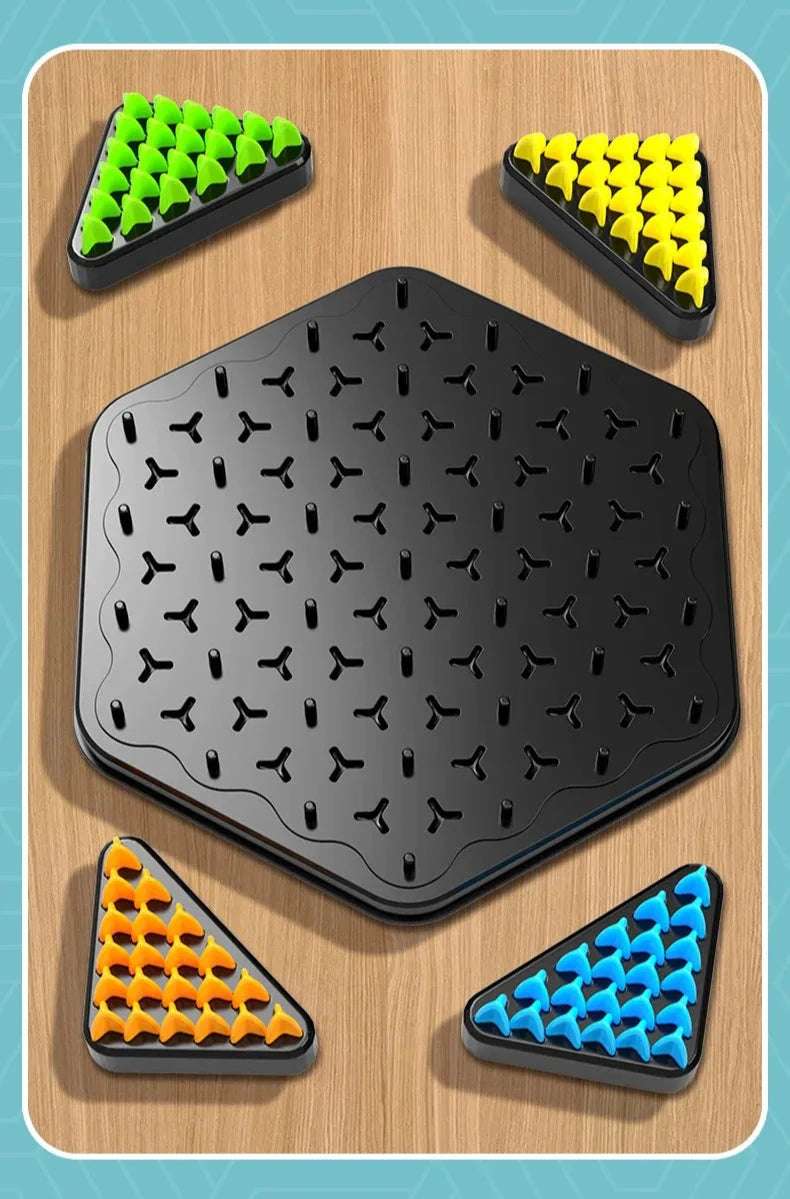 Games for Gift - Triangle Chess Game - Fun strategic game for Families | GadWitch Toys