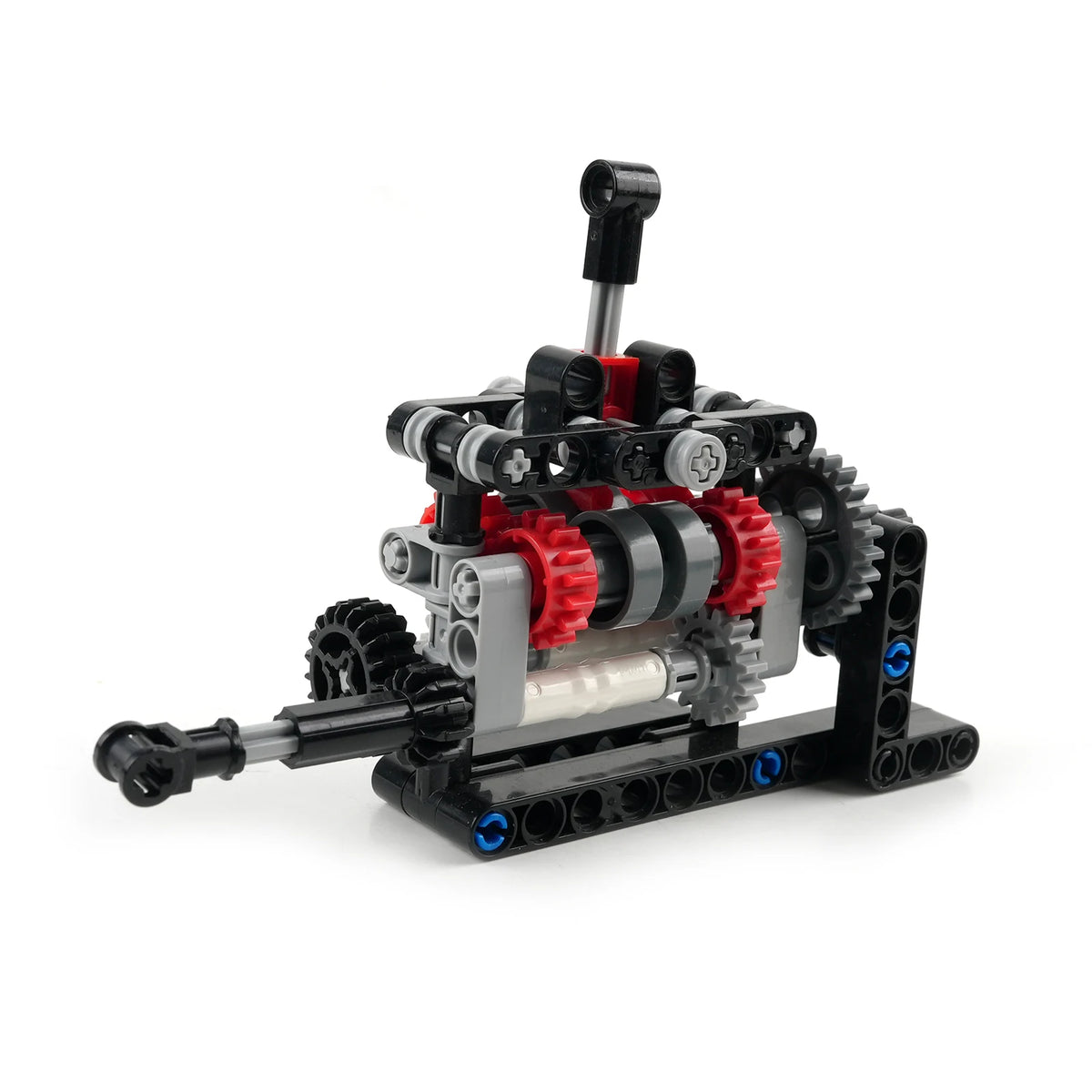 Building block components for 4-speed gearbox engineering kit