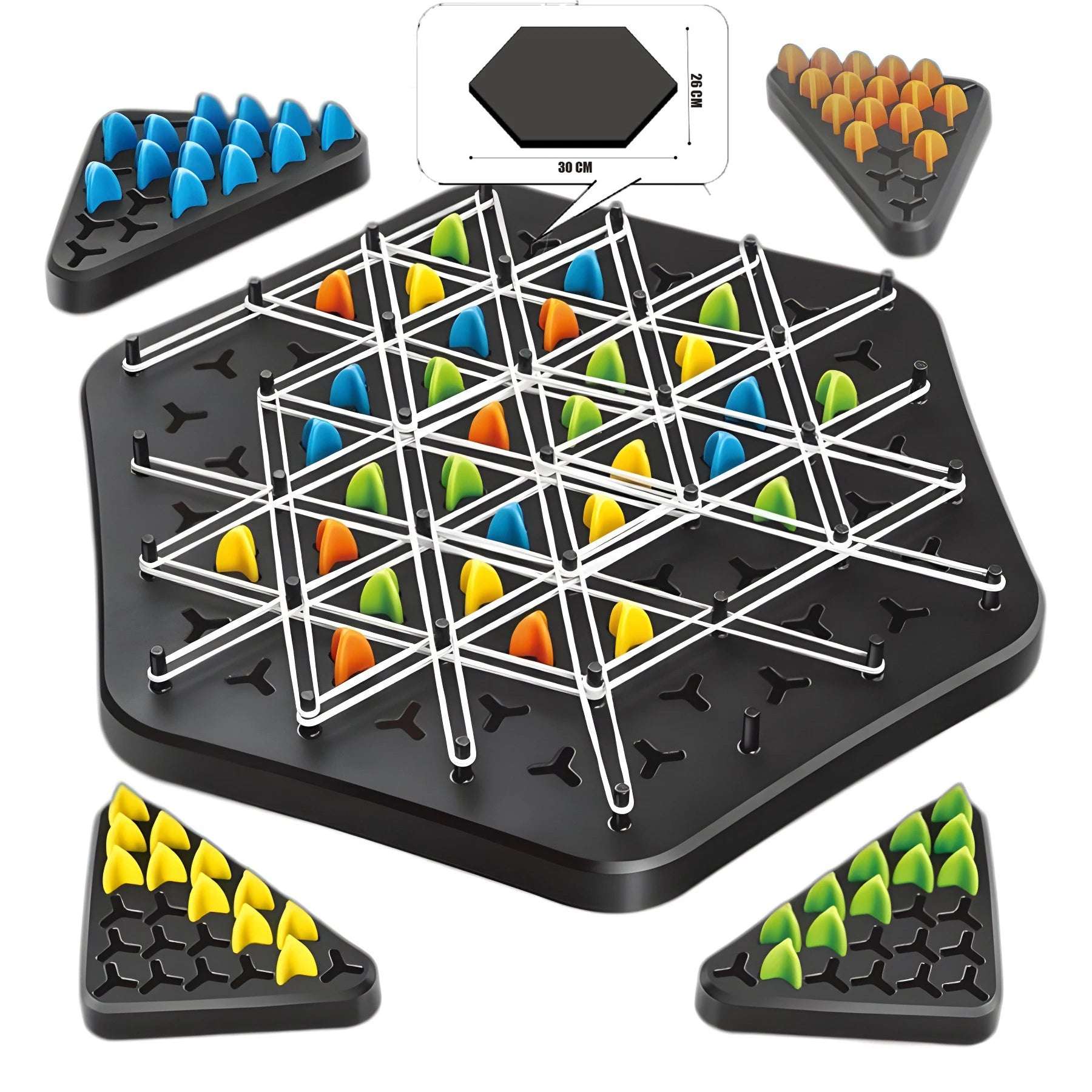 Geo Chess - Triangle Chess Game - Fun strategic game for Families | GadWitch Toys