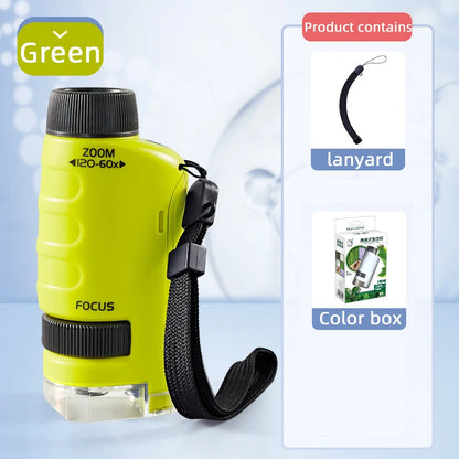 Green - Microscope Experiments - STEM Microscope: The first microscope | school projects | GadWitch Toys
