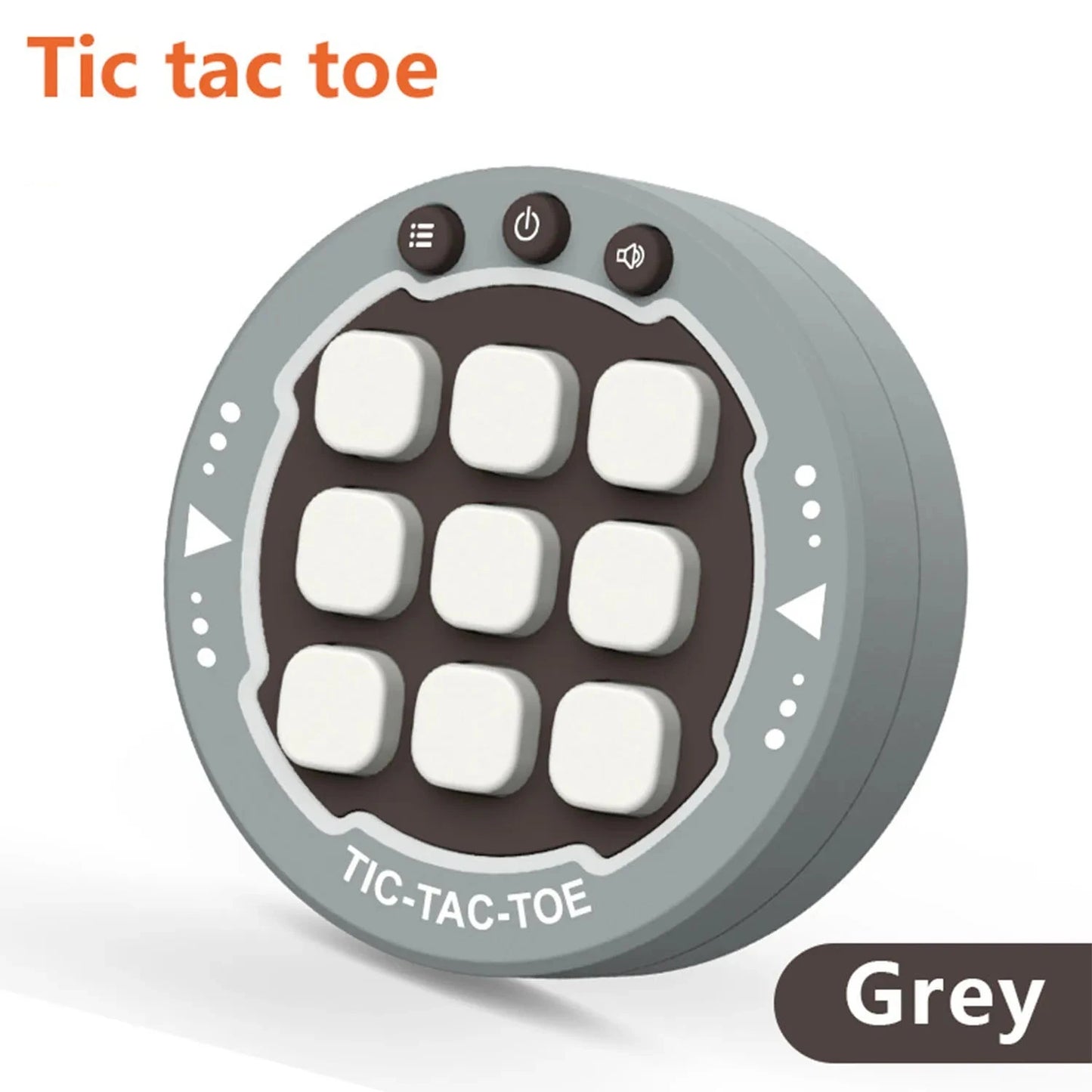 grey - Portable Electronic Tic Tac Toe Game | Fun for All Ages | GadWitch Toys