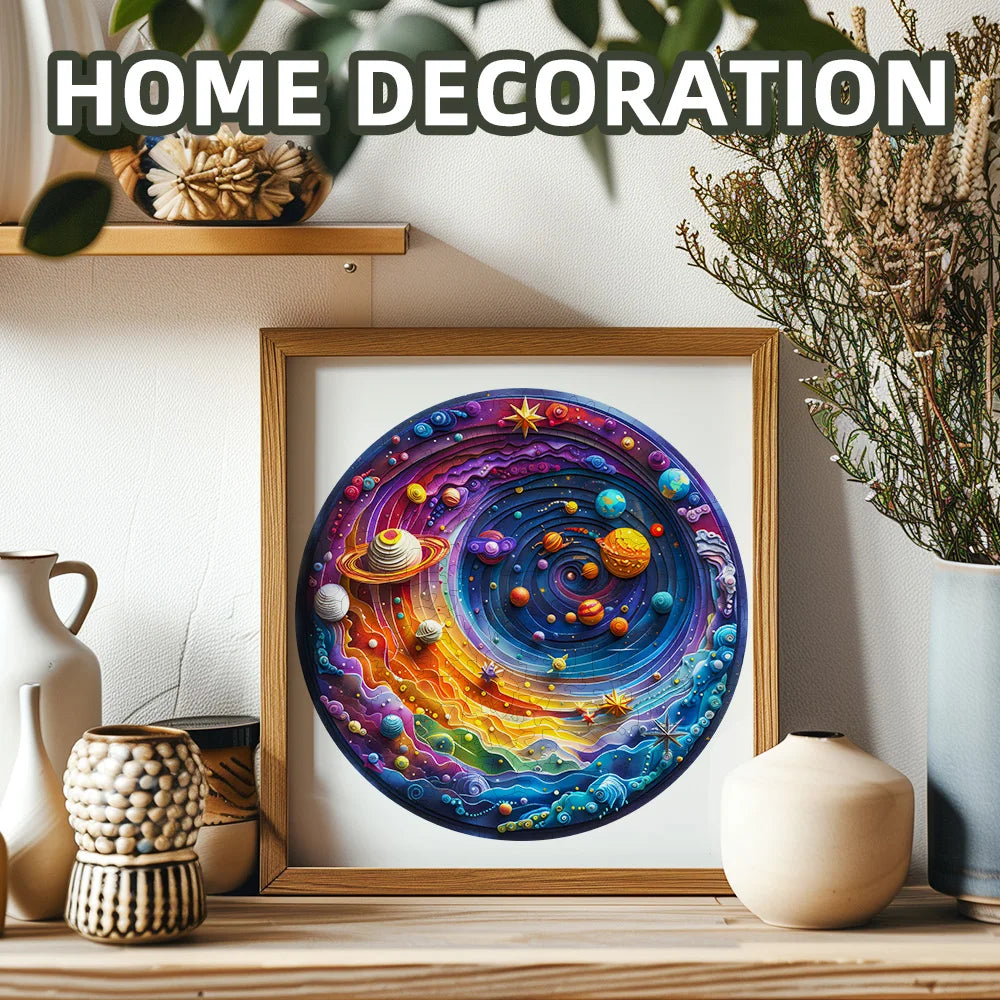 Home Decoration - space planet - Jigsaw Planet: Unique Wooden Space Puzzles & Gifts | GadWitch Toys