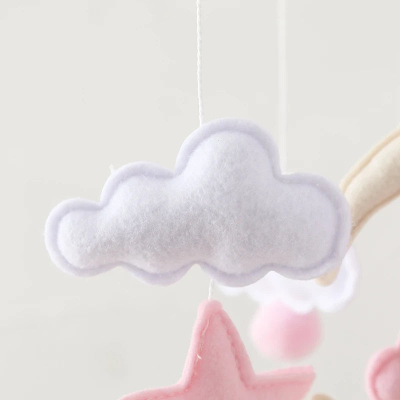 Decorative cloud-shaped object on a light background