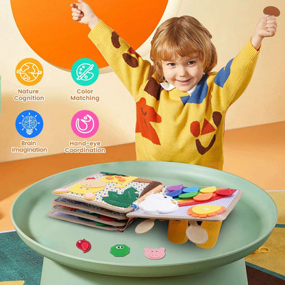 Learning educational - Touch Books for Babies | Safe, Non-Toxic Cloth Books | GadWitch Toys