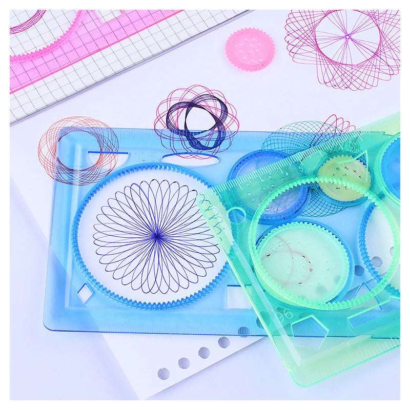 ruler - Spirograph Drawing Set–Learn Geometry with Creativity | GadWitch Toys