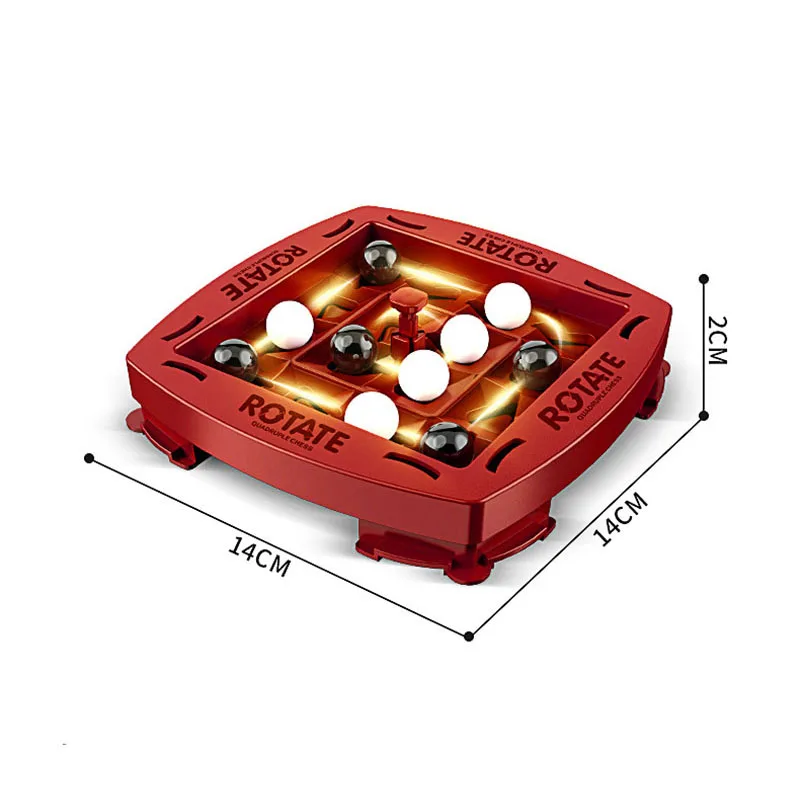 size of Strategic Fun with Rotating Chess Track Game | GadWitch Toys