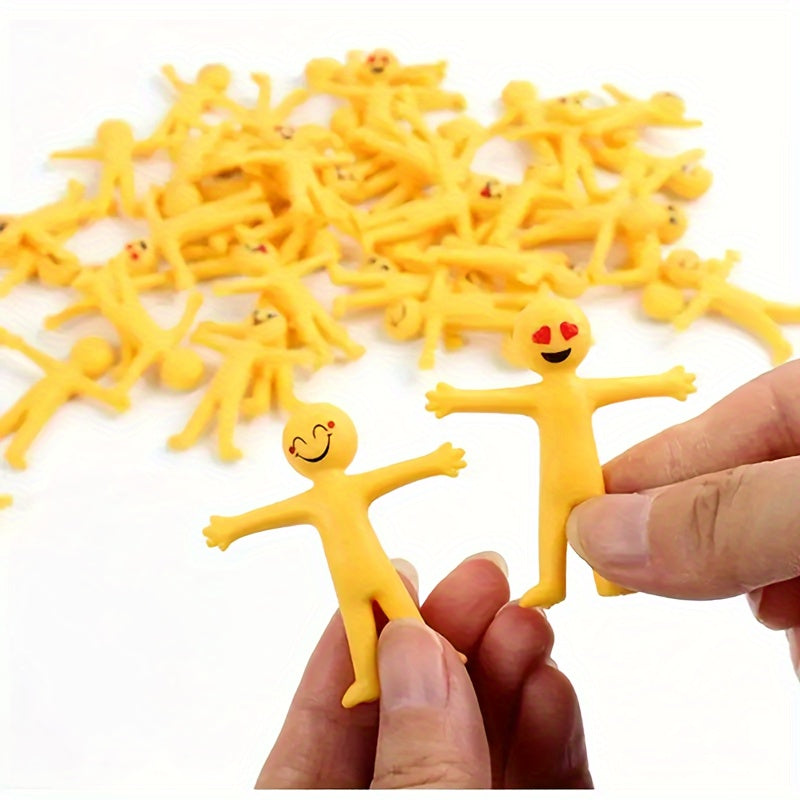 smile toys - Yellow Stretchy Man Set – Antistress Fun for All Ages | GadWitch Toys