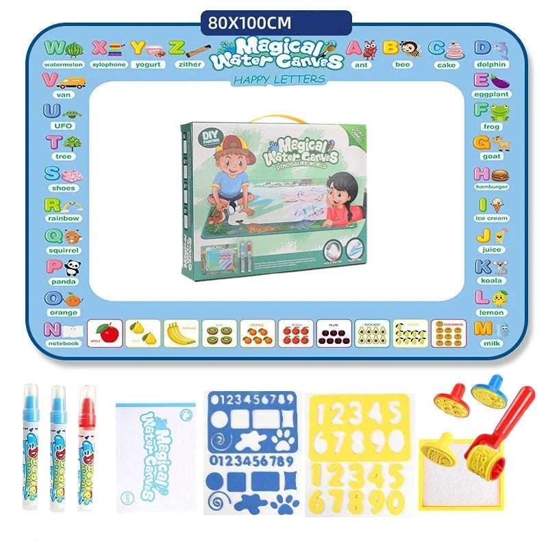 Things to drawing - Dinosaurs World - DoodleSplash Mat: Reusable Drawing Mat Coloring | GadWitch Toys
