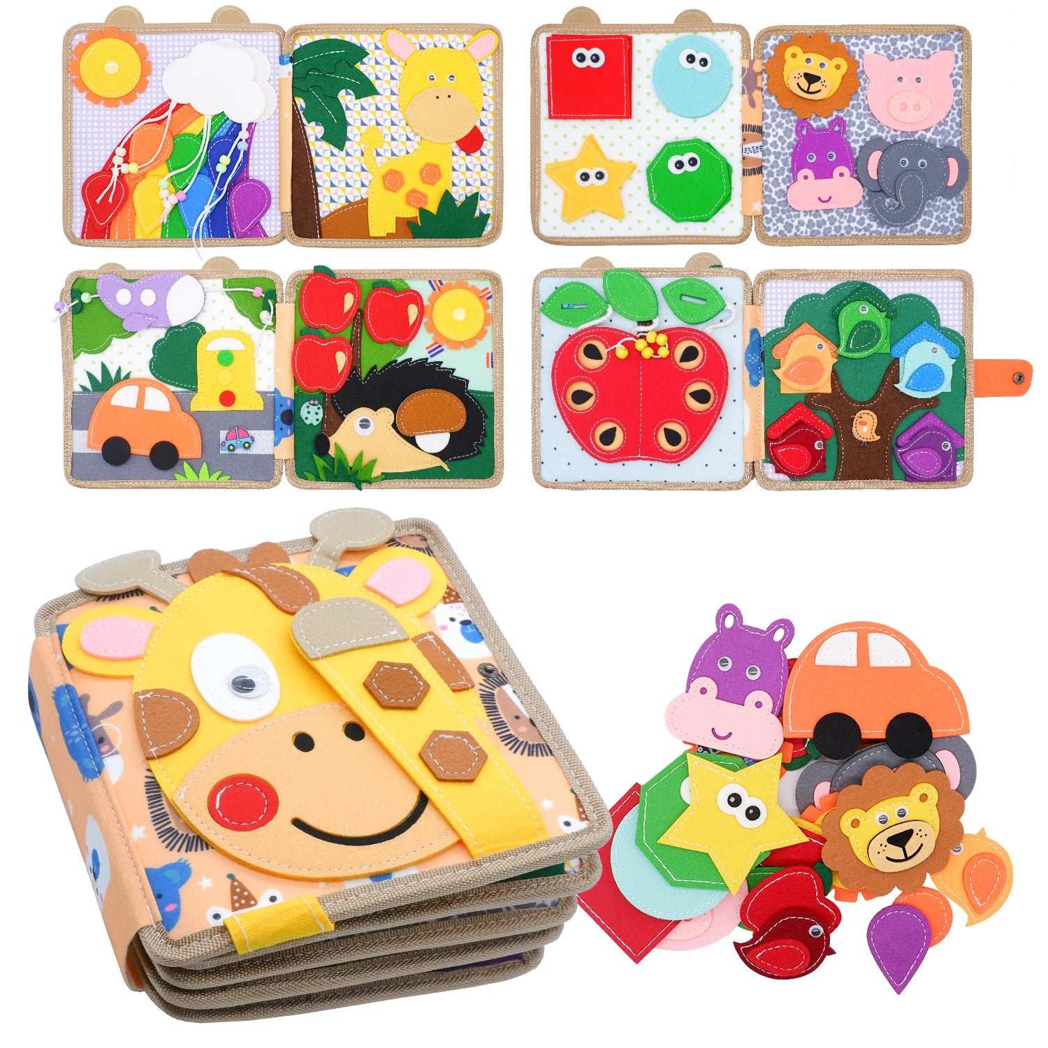 Touchy Books - Touch Books for Babies | Safe, Non-Toxic Cloth Books | GadWitch Toys