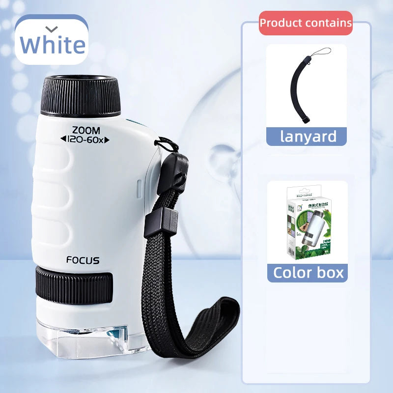 White - First Microscope - STEM Microscope: The first microscope | school projects | GadWitch Toys
